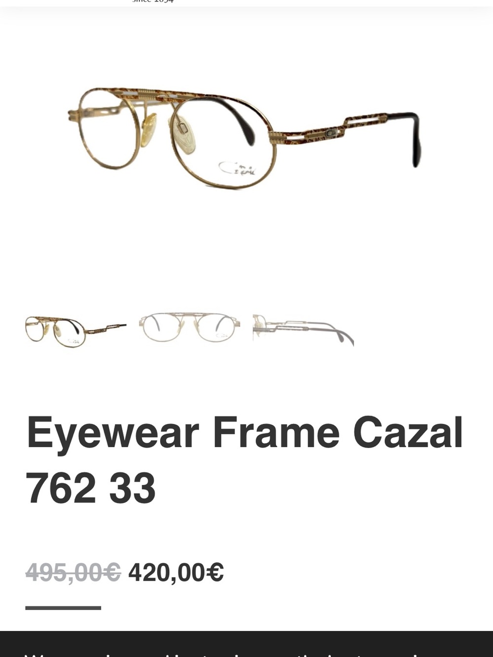 Vintage cazals